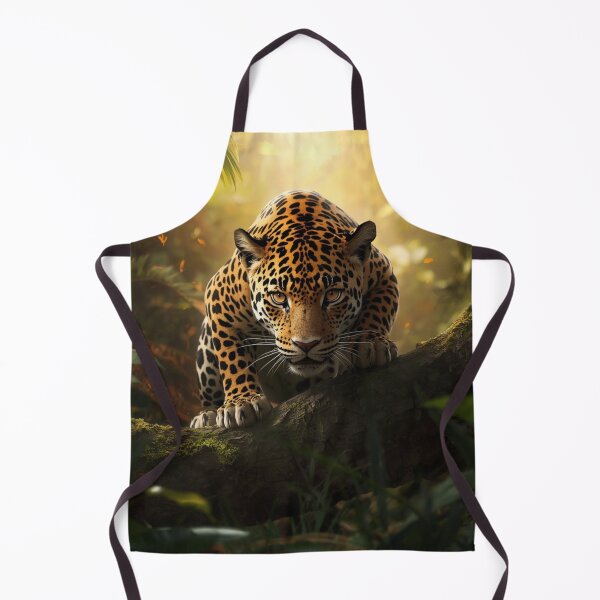 Item preview, Hyper Realistic Jaguar In a Jungle designed and sold by Pink-Blossoms.