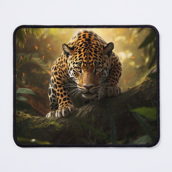 Item preview, Hyper Realistic Jaguar In a Jungle designed and sold by Pink-Blossoms.