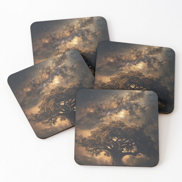 Item preview, Celestial Galaxy Tree Night Sky designed and sold by QuantumDrift.