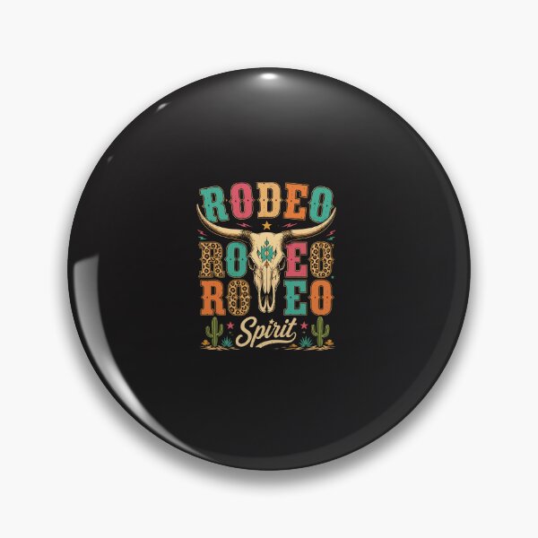 Item preview, Rodeo Spirit Vintage Western Cow Skull Retro Cowboy Design designed and sold by kiralynstration.