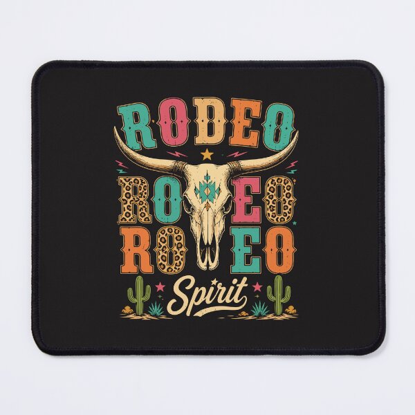 Item preview, Rodeo Spirit Vintage Western Cow Skull Retro Cowboy Design designed and sold by kiralynstration.