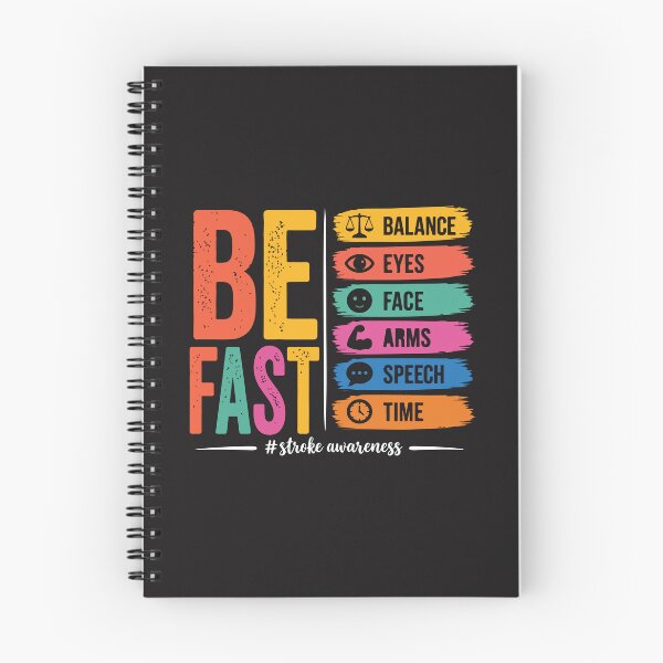 Item preview, Stroke Awareness BE FAST Vintage Healthcare Support Design designed and sold by kiralynstration.