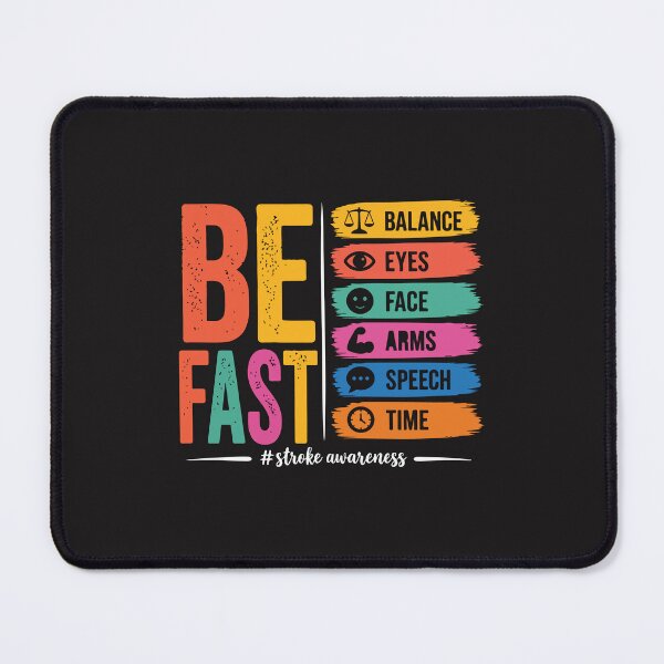 Item preview, Stroke Awareness BE FAST Vintage Healthcare Support Design designed and sold by kiralynstration.