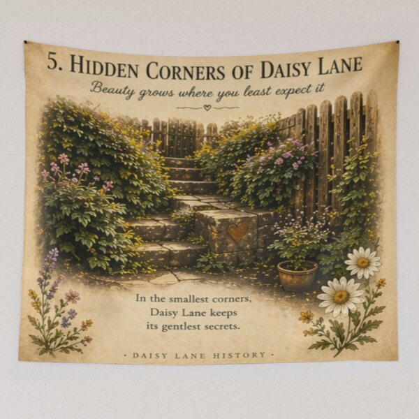 Artikelvorschau, Versteckte Ecken der Daisy Lane entworfen und verkauft von Daisy Lane Gifts UK.