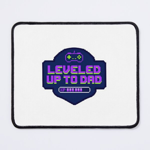 Item preview, Leveled Up to Dad Gamer Sticker — Gaming Dad Gift designed and sold by designerr23 ⭐⭐⭐⭐⭐.