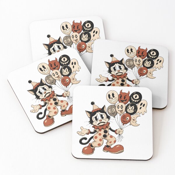 Item preview, Sad Clown Cat with Cursed Balloons designed and sold by Anteverse.