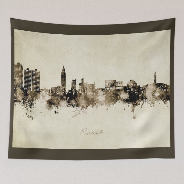 Item preview, Rochdale England Skyline designed and sold by ArtPrints.
