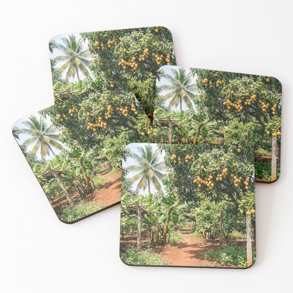 Item preview, Tropical Fruit Garden Path — Mango, Banana, Grape & Citrus Orchard  designed and sold by Mindful Heritage.