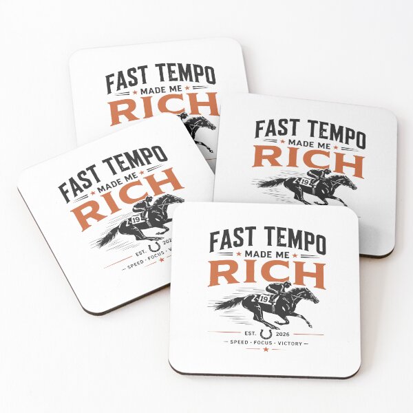 Item preview, Funny Horse Racing Fast Tempo Made Me Rich Race Day Design designed and sold by kiralynstration.