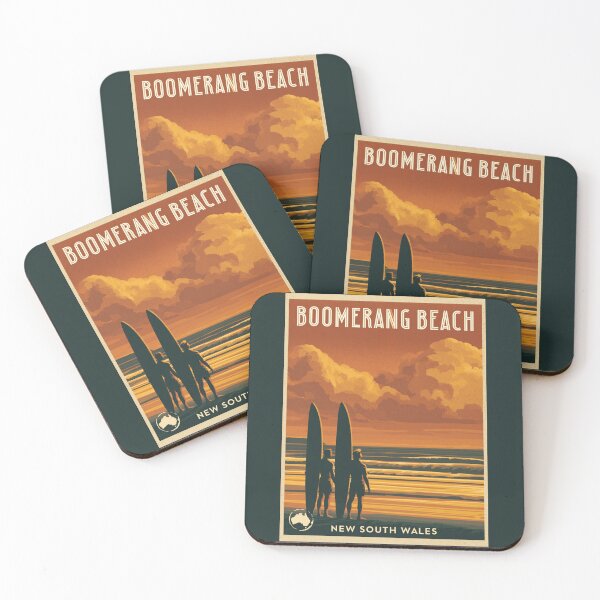 Item preview, Boomerang Beach - New South Wales - Australia designed and sold by GoodOldVintage.