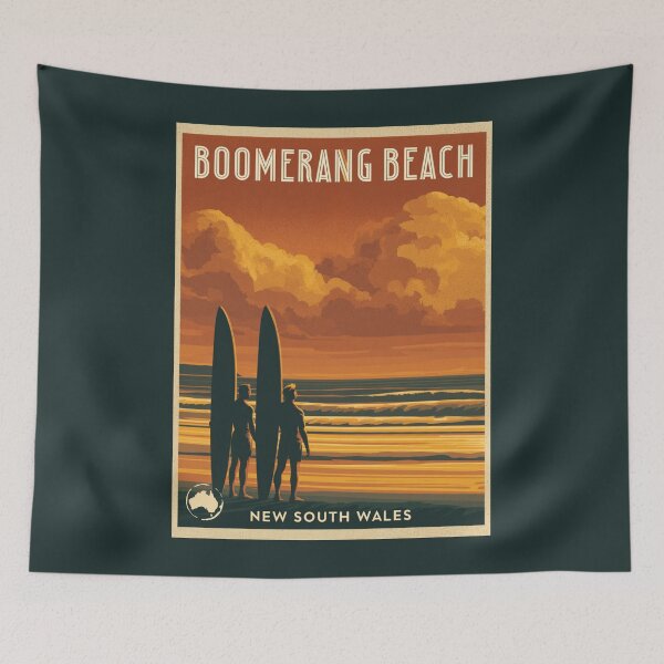 Item preview, Boomerang Beach - New South Wales - Australia designed and sold by GoodOldVintage.