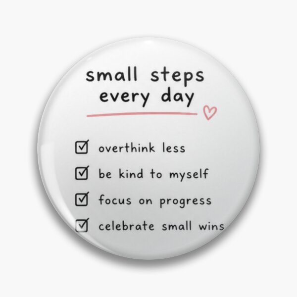 Item preview, small steps everyday  designed and sold by fadeinkstudio.