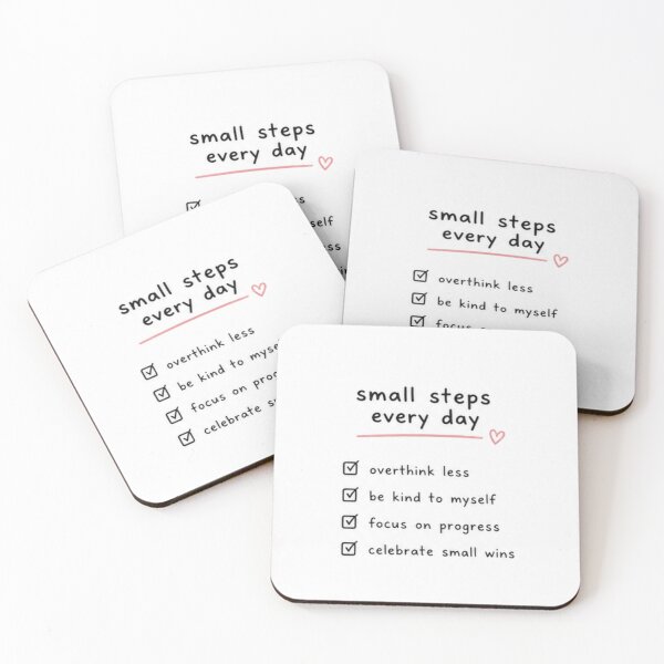Item preview, small steps everyday  designed and sold by fadeinkstudio.