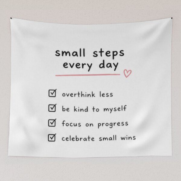 Item preview, small steps everyday  designed and sold by fadeinkstudio.