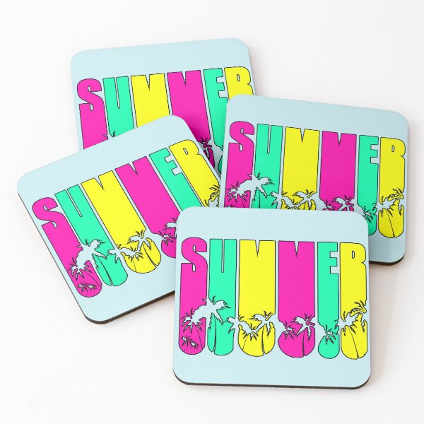 Item preview, Summer Tropical Palm Trees Retro 90s Beach designed and sold by AstronautMerch.