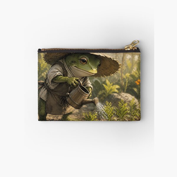 Item preview, The Vegetable Patch - Cute Cottagecore Frog designed and sold by bapupa.