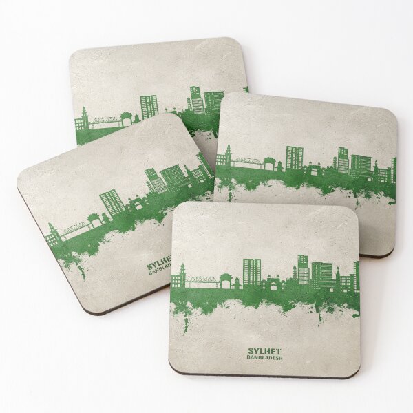 Item preview, Sylhet Bangladesh Skyline designed and sold by ArtPrints.
