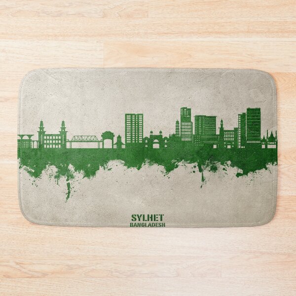 Item preview, Sylhet Bangladesh Skyline designed and sold by ArtPrints.