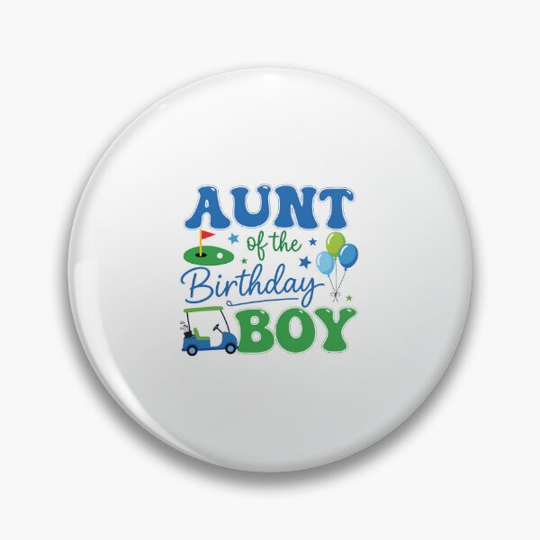 Item preview, Aunt of the Birthday Boy Golf Matching Family Party Design designed and sold by kiralynstration.