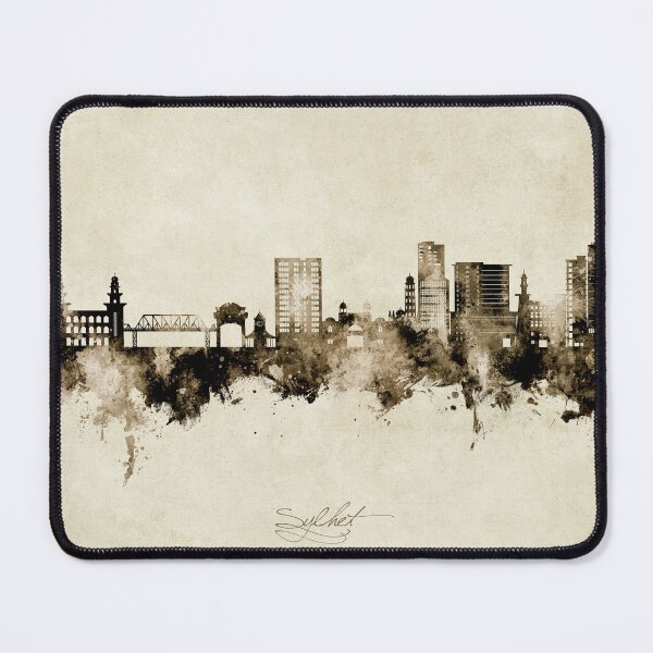 Item preview, Sylhet Bangladesh Skyline designed and sold by ArtPrints.