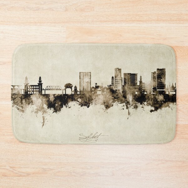 Item preview, Sylhet Bangladesh Skyline designed and sold by ArtPrints.