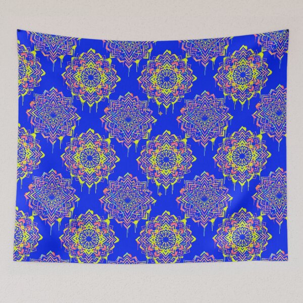 Item preview, Psychedelic Graffiti Spray Paint Mandala Print designed and sold by warayut.