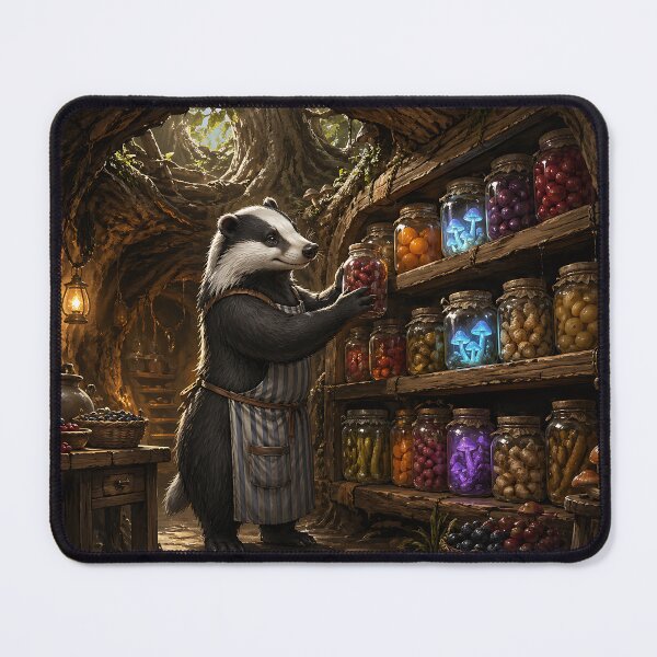 Item preview, Badger’s Root Cellar - Whimsical Cottagecore designed and sold by bapupa.