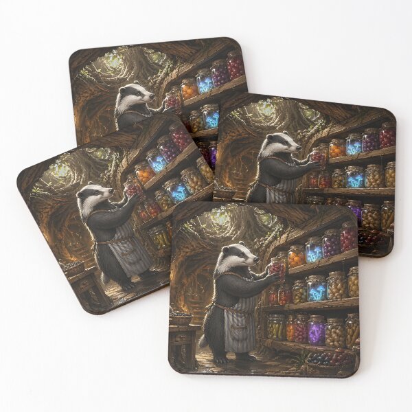 Item preview, Badger’s Root Cellar - Whimsical Cottagecore designed and sold by bapupa.