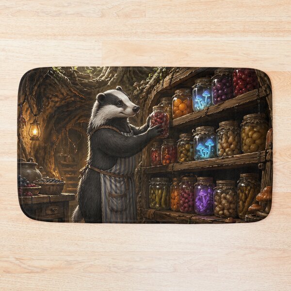 Item preview, Badger’s Root Cellar - Whimsical Cottagecore designed and sold by bapupa.