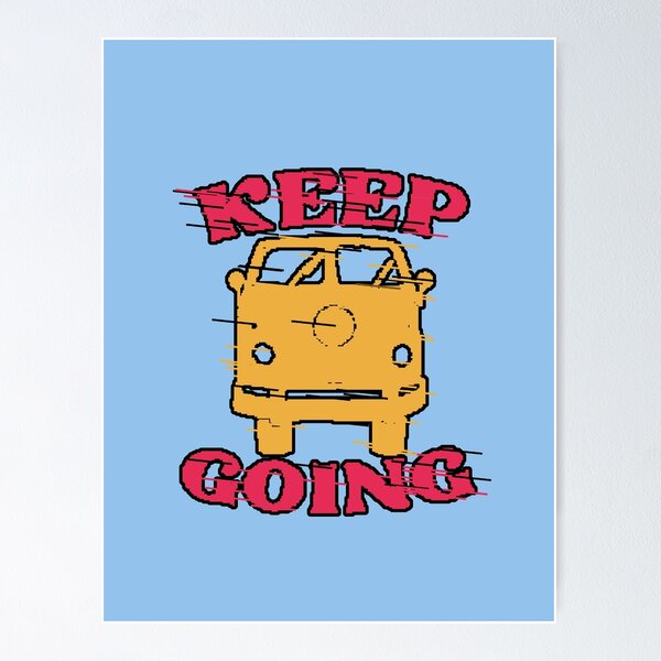 Item preview, Keep Going Van Life Comic designed and sold by AstronautMerch.