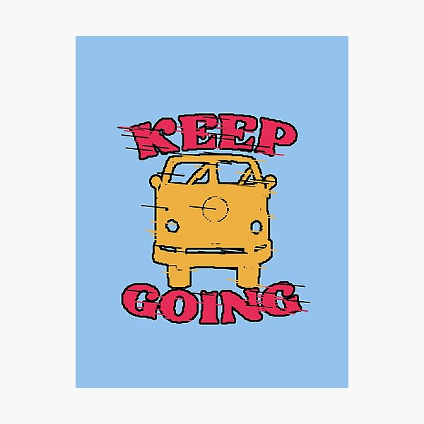 Item preview, Keep Going Van Life Comic designed and sold by AstronautMerch.