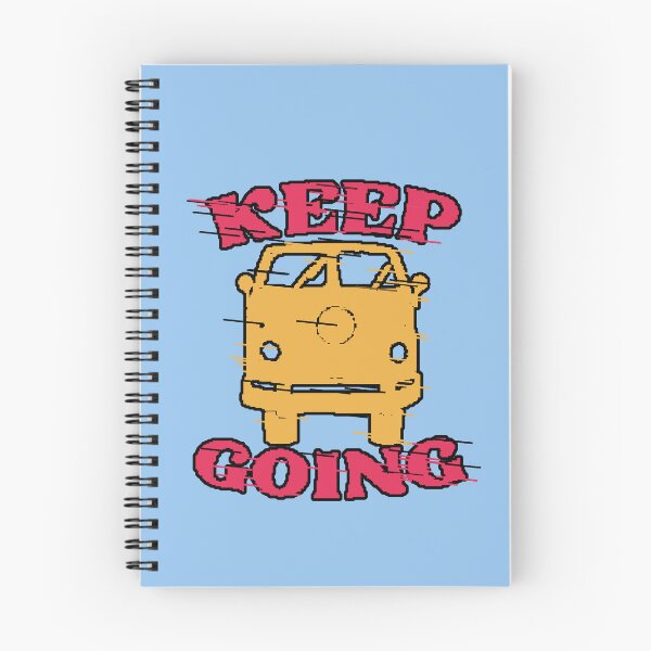 Item preview, Keep Going Sigue Adelante Van Life Furgoneta Comic designed and sold by AstronautMerch.