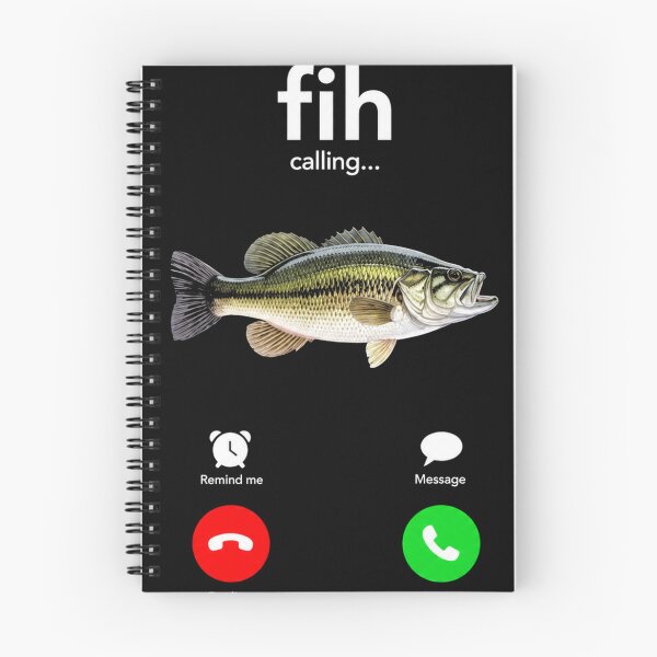 Item preview, Fih Calling Misspelled Fish Meme Humor designed and sold by Starry Night Creative Art.