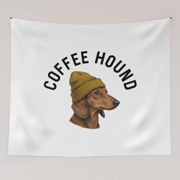 Item preview, Coffee Dog Daschund Funny Caffeine Hound Espresso Humor Dogs Lover Gift designed and sold by DogLover332.