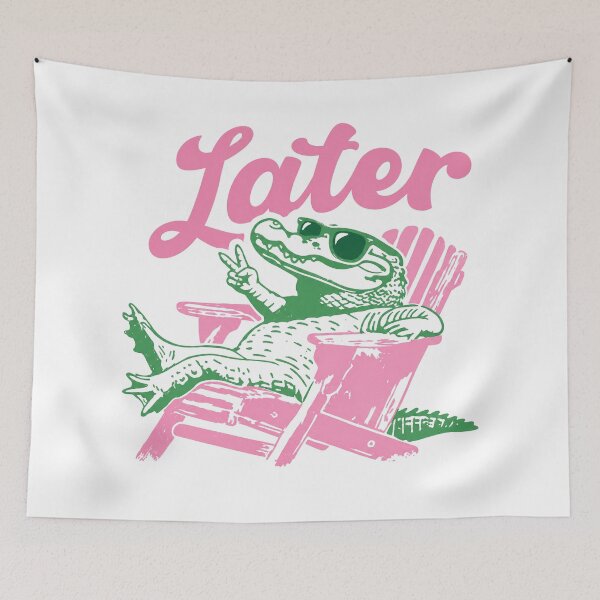 Item preview, See You Later Teacher Summer Alligator Last Day of School designed and sold by Starry Night Creative Art.