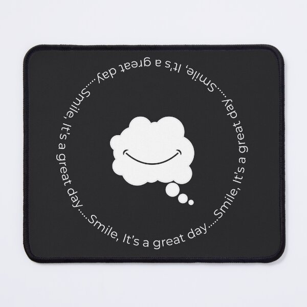 Item preview, Smile, It's a Great Day (Dark Mode) - Minimalist Happy Design designed and sold by Très Joli Brothers.