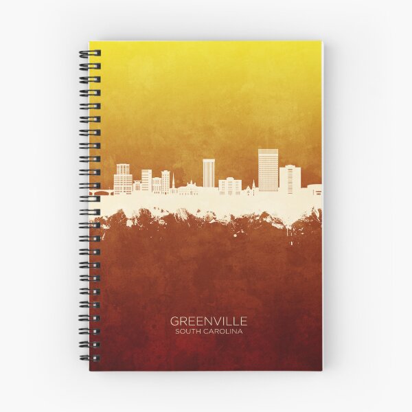 Item preview, Greenville South Carolina Skyline designed and sold by ArtPrints.