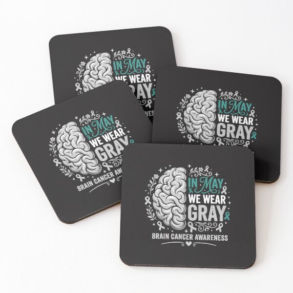 Item preview, Brain Cancer Awareness In May We Wear Gray Grey Ribbon designed and sold by kiralynstration.