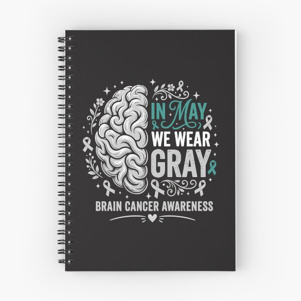 Item preview, Brain Cancer Awareness In May We Wear Gray Grey Ribbon designed and sold by kiralynstration.