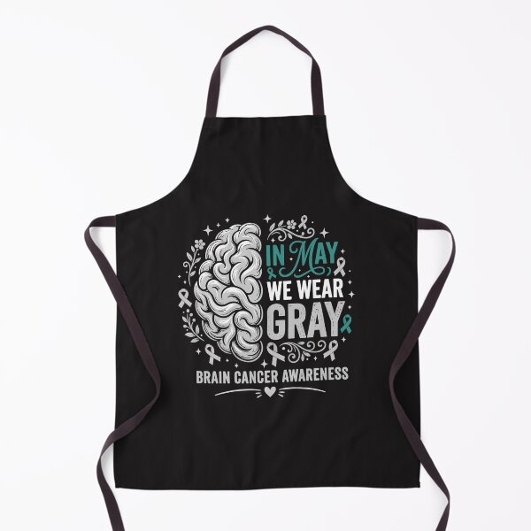 Item preview, Brain Cancer Awareness In May We Wear Gray Grey Ribbon designed and sold by kiralynstration.