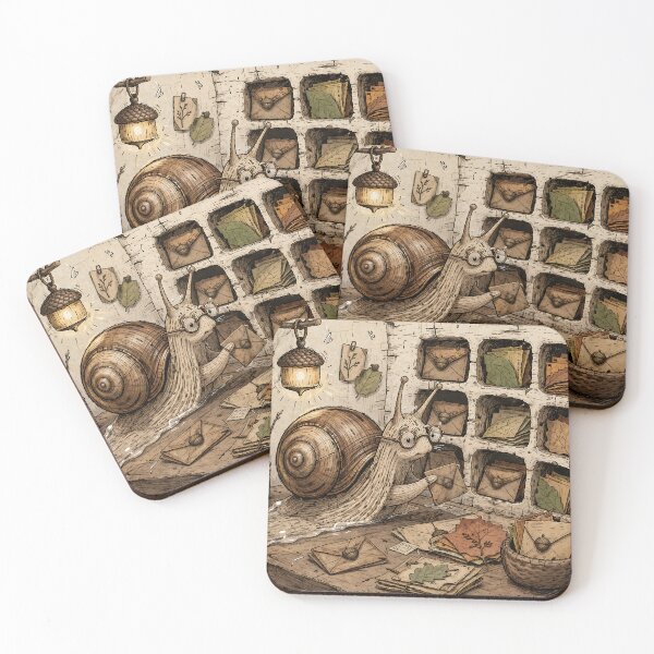 Item preview, Snail Mail Sorting - Whimsical Cottagecore designed and sold by bapupa.