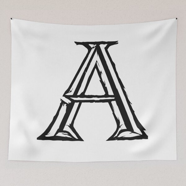Item preview, Antique Style Letter A Gothic Illustration designed and sold by Digital Design Art.
