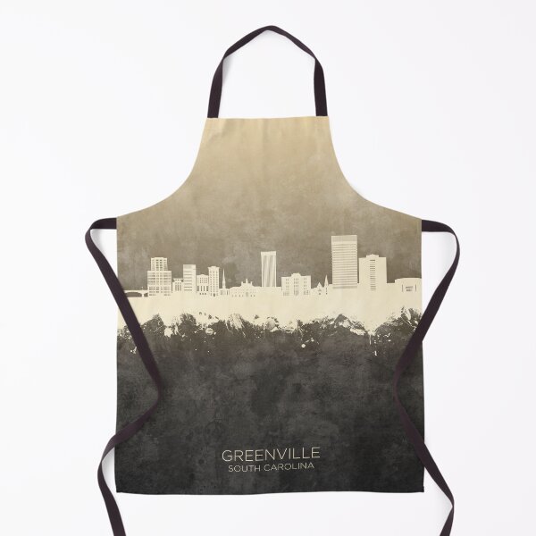 Item preview, Greenville South Carolina Skyline designed and sold by ArtPrints.