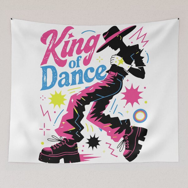 Item preview, King of Dance Retro Pop Art designed and sold by Print culturee.