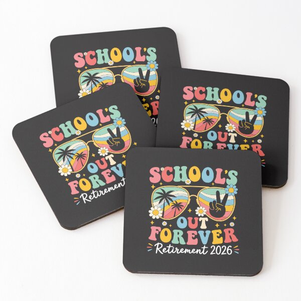 Item preview, Retired Teacher 2026 Schools Out Forever Funny Retirement designed and sold by kiralynstration.