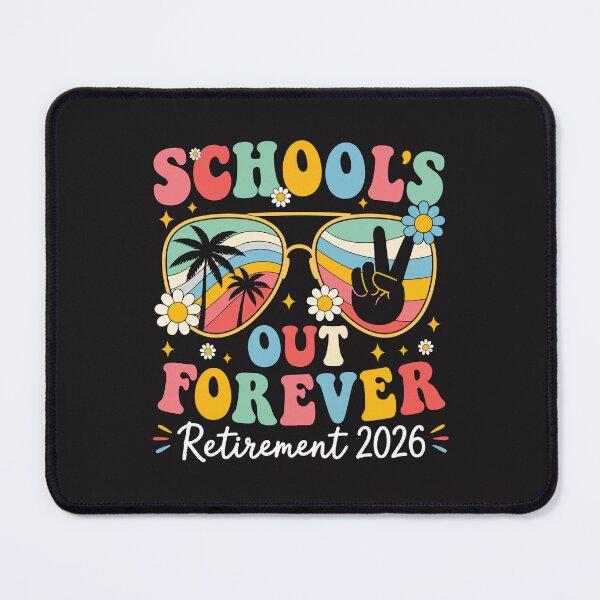 Item preview, Retired Teacher 2026 Schools Out Forever Funny Retirement designed and sold by kiralynstration.