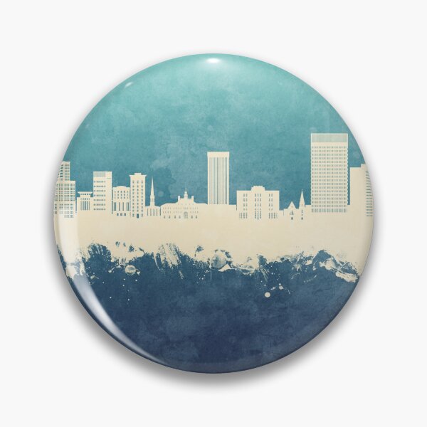 Item preview, Greenville South Carolina Skyline designed and sold by ArtPrints.