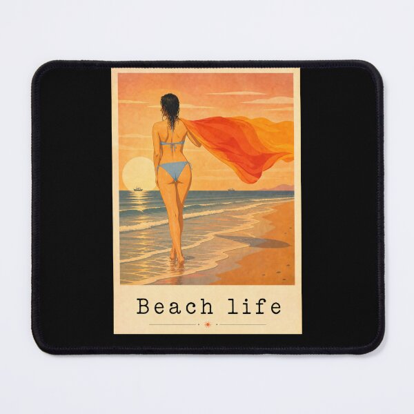 Item preview, Beach Life Sunset Glow - Vintage Tropical Paradise designed and sold by Beyond Destinations.