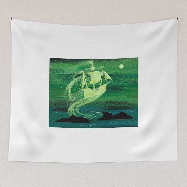 Item preview,  Peter Pan "ship" - Mary Blair Concept Art (disney 1953) designed and sold by Maritina95.