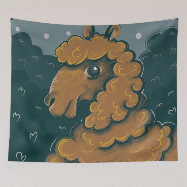 Item preview, Alpaca portrait designed and sold by GoodYarns.